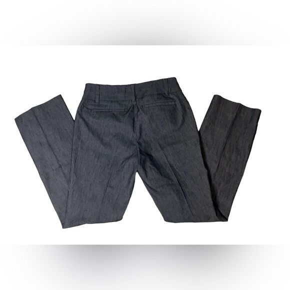 7th Avenue New York & Company Dark Grey Straight Leg Speckled Dress Pants - Picture 2 of 9